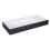 Umywalka ścienna 100 lewa z tworzywa Solid Surface Level bicolor white matt/black matt Elita (RE041461226030)