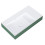 Umywalka ścienna 80 lewa z tworzywa Solid Surface Level bicolor white matt/forest green matt Elita (RE041461216200)