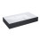 Umywalka ścienna 80 lewa z tworzywa Solid Surface Level bicolor white matt/black matt Elita (RE041461216030)
