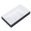 Umywalka ścienna 80 lewa z tworzywa Solid Surface Level bicolor white matt/black matt Elita (RE041461216030)