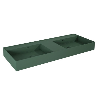 Umywalka ścienna 120 duo z tworzywa Solid Surface Level forest green matt Elita (RE041461207010)