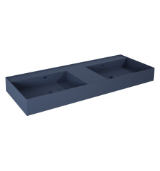Umywalka ścienna 120 duo z tworzywa Solid Surface Level navy blue matt Elita (RE041461207030)