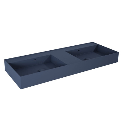 Umywalka ścienna 120 duo z tworzywa Solid Surface Level navy blue matt Elita (RE041461207030)