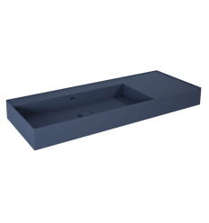 Umywalka ścienna 120 lewa z tworzywa Solid Surface Level navy blue matt Elita (RE041461197030)