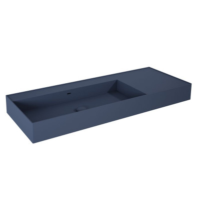 Umywalka ścienna 120 lewa z tworzywa Solid Surface Level navy blue matt Elita (RE041461197030)