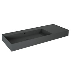 Umywalka ścienna 120 lewa z tworzywa Solid Surface Level anthracite matt Elita (RE041461196010)