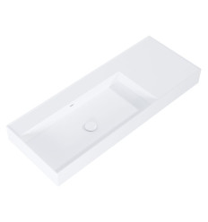 Umywalka ścienna 120 lewa z tworzywa Solid Surface Level white matt Elita (RE041461195290)