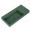 Umywalka ścienna 100 lewa z tworzywa Solid Surface Level forest green matt Elita (RE041461187010)