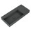 Umywalka ścienna 100 lewa z tworzywa Solid Surface Level anthracite matt Elita (RE041461186010)