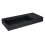 Umywalka ścienna 100 lewa z tworzywa Solid Surface Level black matt Elita (RE041461187160)