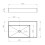 Umywalka ścienna 80 lewa z tworzywa Solid Surface Level fume matt Elita (RE041461177020)