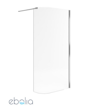 Ścianka prysznicowa gięta walk-in 93x200cm Vidoq chrom Excellent (KAEX.1507.930.LP.CR)