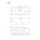 Wanna wolnostojąca narożna INTERO 150 x 75 Montaż lewostronny Korek klik-klak Złoty Corsan (1415-uniw)