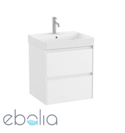 Szafka z umywalką 55 cm Ona biały mat Roca (A851687509)