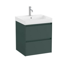 Szafka z umywalką 55 cm Ona ciemny zielony mat Roca (A851687513)