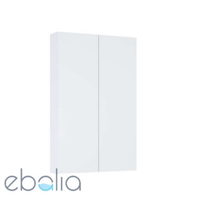 Szafka wisząca z 2 drzwiami 50 cm Extra slim biały połysk Roca (A857960806)