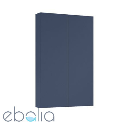 Szafka wisząca z 2 drzwiami 50 cm Extra slim niebieski mat Roca (A857960538)