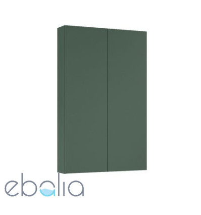 Szafka wisząca z 2 drzwiami 50 cm Extra slim zielony mat Roca (A857960534)