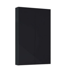 Szafka wisząca z 2 drzwiami 50 cm Extra slim czarny połysk Roca (A857960351)