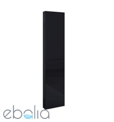 Słupek łazienkowy 40 cm Extra slim czarny połysk Roca (A857911351)