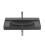 Umywalka ścienna 80 cm Fineceramic Ona czarny mat Roca (A32768H080)