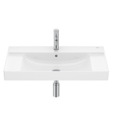 Umywalka meblowa 80x46 cm Fineceramic Ona czarny mat Roca (A32768H004)