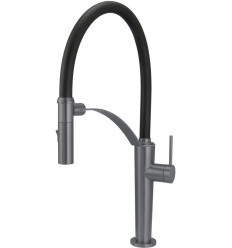 Bateria kuchenna z elastyczną wylewką - 2 rodzaje strumienia Corda Deante (BRC D72M)