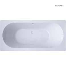 Wanna 180x80 cm prostokątna akrylowa biała Lykke Oltens (10014000)