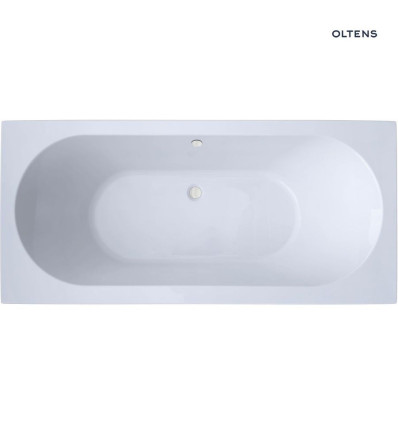 Wanna 180x80 cm prostokątna akrylowa biała Lykke Oltens (10014000)