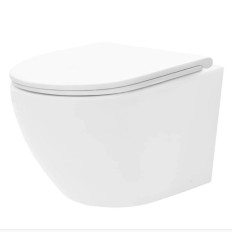 Misa wc podwieszana Carlo Mini Rimless Flat Tornado Pro Rea (REA-C8770)