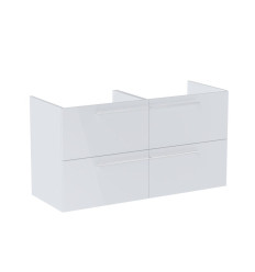 Szafka pod umywalkę 120 cm Ella biały połysk Roca (A857772806)