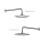 Zestaw prysznicowy podtynkowy złoty Decco / Illusion II Besco (BP-DIII-ZL)
