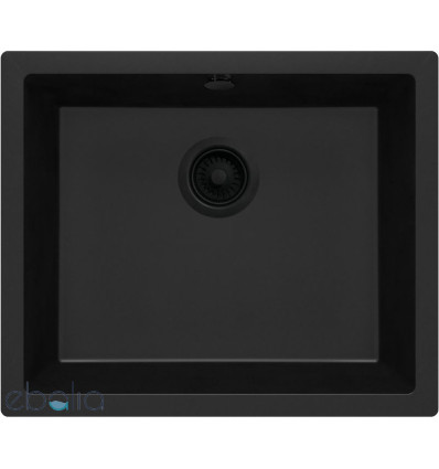 Corda Flush Zlewozmywak 1-komorowy bez ociekacza - nero Deante (ZQA N10F)