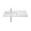 Umywalka meblowa asymetryczna lewa 100x46 cm Gap Roca (A3270MB004)