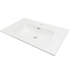 Umywalka ceramiczna wpuszczana Tubo Deante (CTU 6U8W)