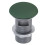 Korek ceramiczny umywalkowy klik-klak z przelewem forest green mat Elita (RE090000037010)