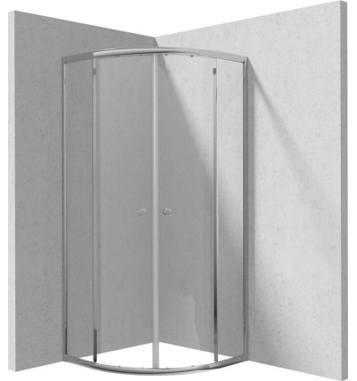 Kabina prysznicowa półokrągła 90 cm Deante (KYI 051K)