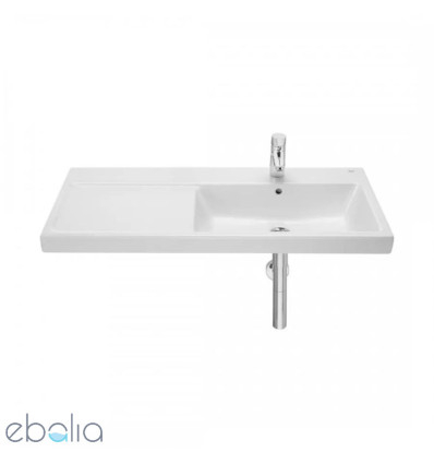 Umywalka meblowa asymetryczna prawa 100x46 cm Gap Roca (A3270ME004)