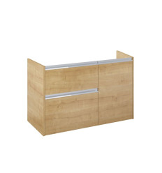 Szafka pod umywalkę 100 cm lewa + cargo Gap Pro jasny dąb Roca (A857904464)