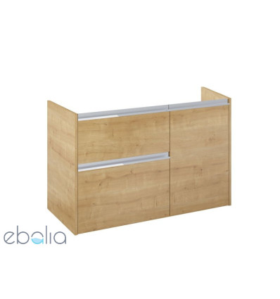 Szafka pod umywalkę 100 cm lewa + cargo Gap Pro jasny dąb Roca (A857904464)
