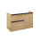 Szafka pod umywalkę 100 cm lewa + cargo Gap Pro jasny dąb Roca (A857904464)