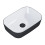 Ceramiczna umywalka nablatowa 46 Reni bicolor white/black mat Elita (RE040460896110)