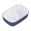 Ceramiczna umywalka nablatowa 46 Reni bicolor white/navy blue mat Elita (RE040460896170)