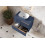 Ceramiczna umywalka nablatowa 46 Reni bicolor white/navy blue mat Elita (RE040460896170)