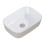 Ceramiczna umywalka nablatowa 46 Reni bicolor white/fume mat Elita (RE040460896140)