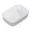 Ceramiczna umywalka nablatowa 46 Reni bicolor white/fume mat Elita (RE040460896140)