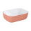 Ceramiczna umywalka nablatowa 46 Reni bicolor white/terra pink mat Elita (RE040460896100)