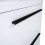 Uchwyt meblowy 16cm (L-160/R-128) Tiny/Kwadro black mat Elita (RE121600207160)