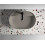 Umywalka ceramiczna nablatowa 62 Babette fume matt Elita (RE040620017020)