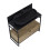 Umywalka nablatowa 80 black matt Babette Elita (145105)